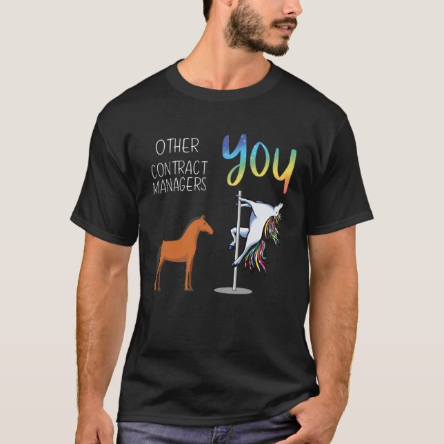 Andra kontraktshanterare du t shirt (Framsida)