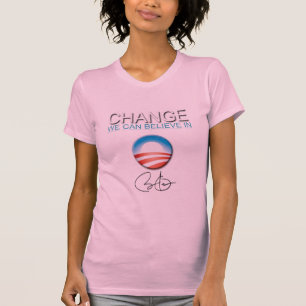 Ändra kvinna utslagsplats t shirt