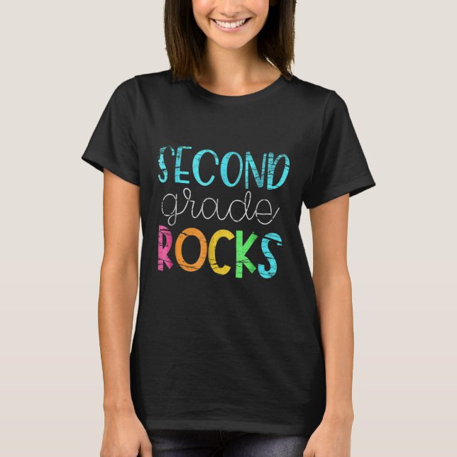 Andra lärarteamet - andra Klass Sten T Shirt (Framsida)