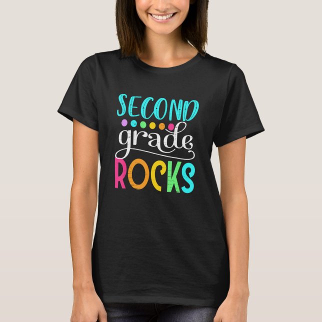 Andra lärarteamet andra Klass Sten T Shirt (Framsida)
