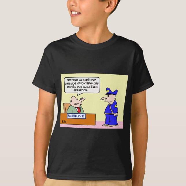 ändra låser wardenesperanto t shirt (Framsida)