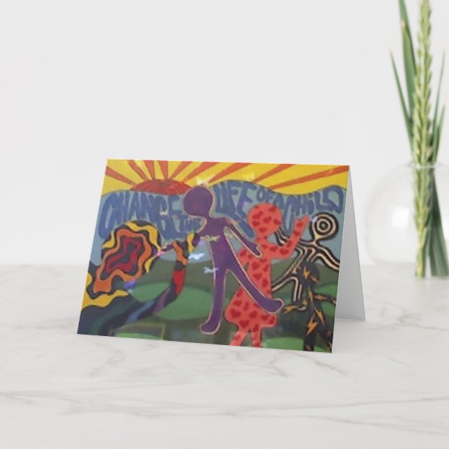 Ändra livet av ett barn kort (Framsida)