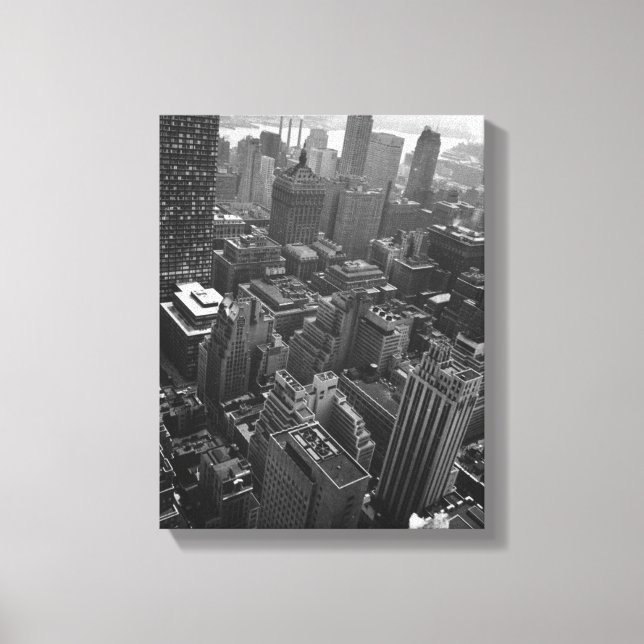 Andra maj 1961: Chrysler-byggnaden i New York Canvastryck (Framsida)