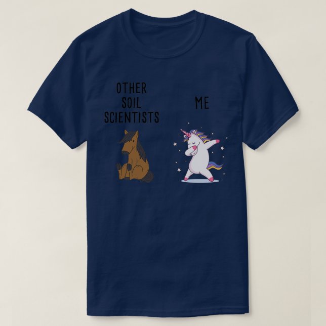 Andra markforskare mot mig t shirt (Design framsida)