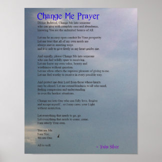 Ändra mig Prayer Poster