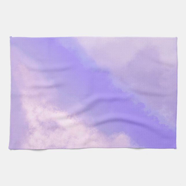 Andra moln - Lila/Lilac Kitchen Towel Kökshandduk (Horisontell)