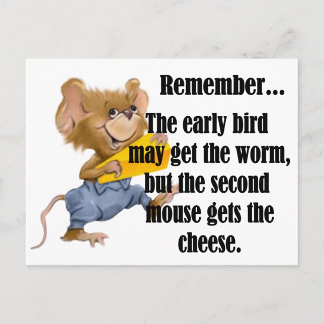 Andra musen vykort (Framsida)