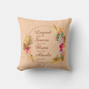 Ändra Namn-datumangivelsen Senora Mami Abuela Kudde