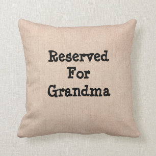 Ändra Namn-text för mormor som är reserverad f Kudde