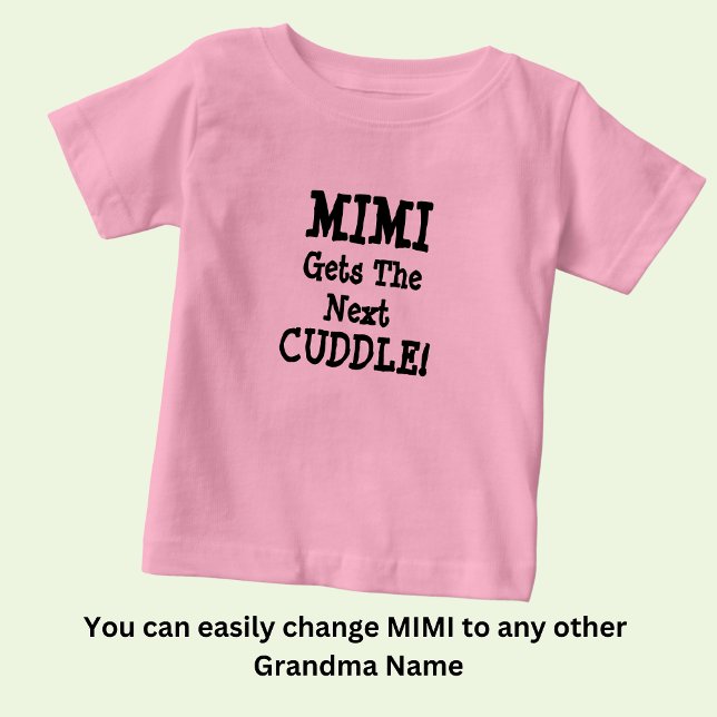 Ändra Namn, valfri text, Mimi får nästa streck T Shirt (Skapare uppladdad)