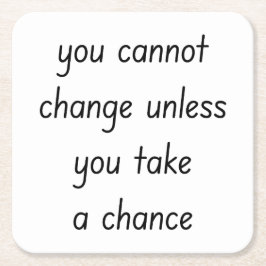 Ändra Papper Underlägg Kvadrat