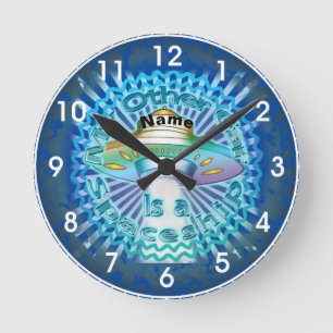 Andra parkeringsklockor rund klocka