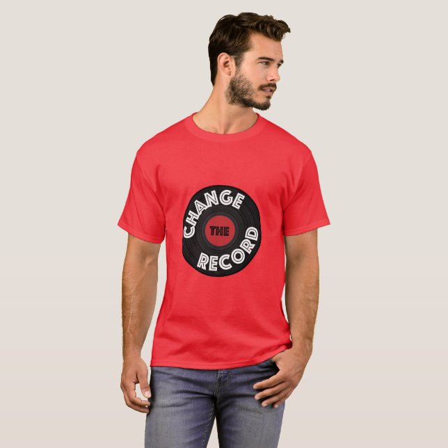 Ändra posten tee shirt (Hel framsida)