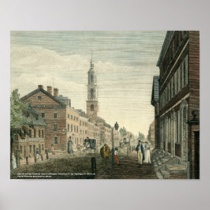 Andra presbyterianska kyrkan, Philadelphia-utskrif Poster