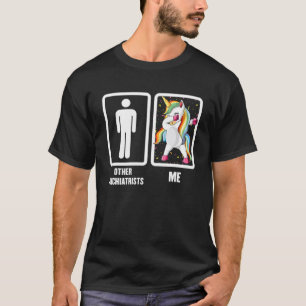 Andra psykiatriker Vs Me Unicorn Dabbing T Shirt