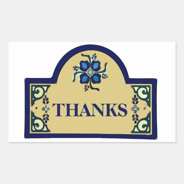 Ändra rektangulär etikett för fransk-tecken (Framsida)