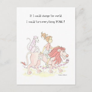 Ändra Rosan i världen Vykort