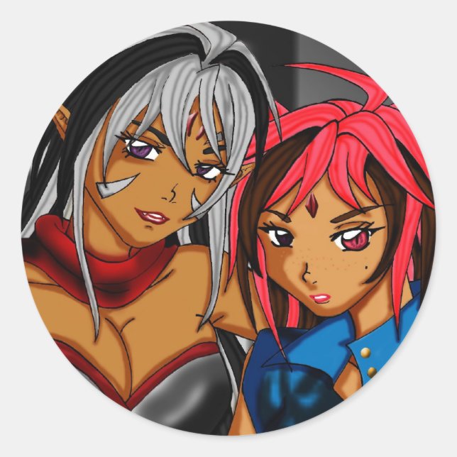 ändra runt klistermärke (Framsida)