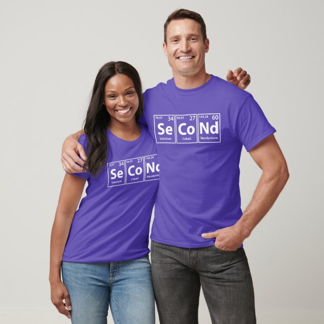 Andra (Se-Co-Nd) Periodisk stavning av Inslag T Shirt (Unisex)
