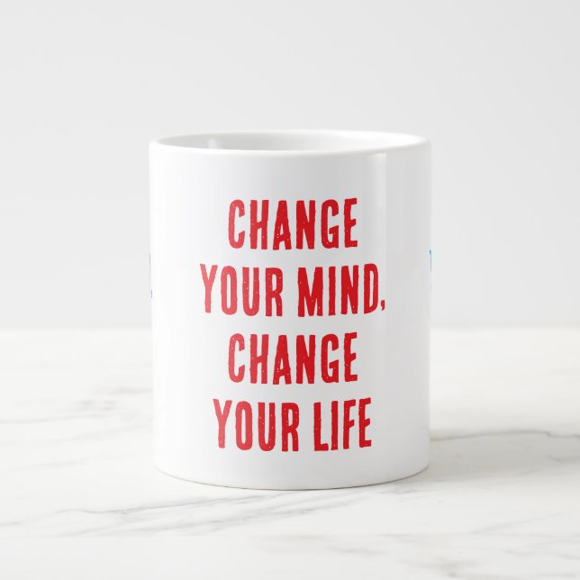 Ändra sinnet... Specialitet Mugg Jumbo Mugg (Framsidan)