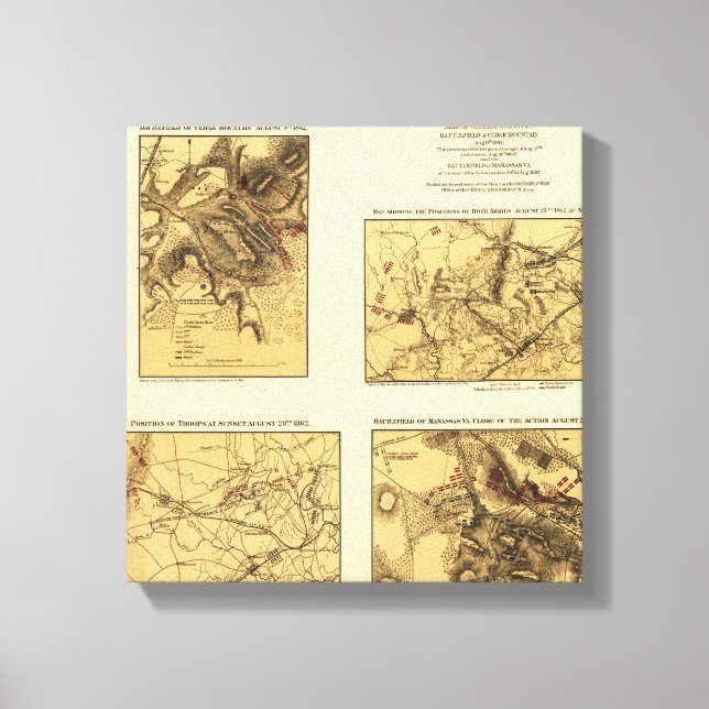 Andra slaget vid Bull Springa 2 Canvastryck (Framsida)