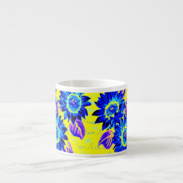 Ändra solblommor i Färg Espressomugg