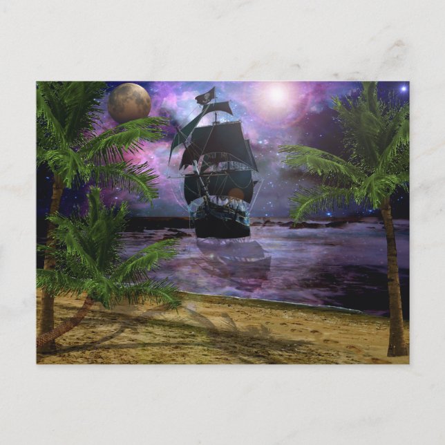 Andra stjärnan på högerna. vykort (Framsida)