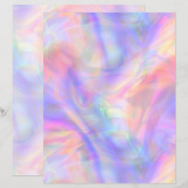 andra syn, holo pastell : pappersark