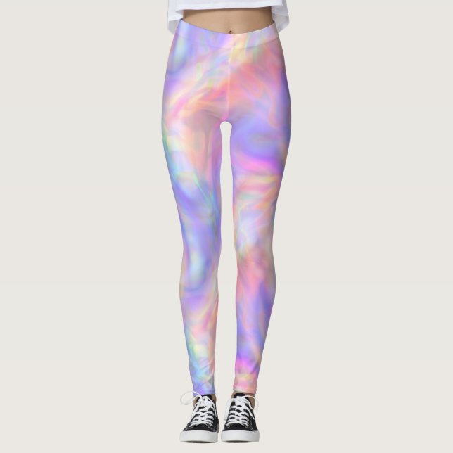 Andra synen, holopastel: leggings (Framsida)