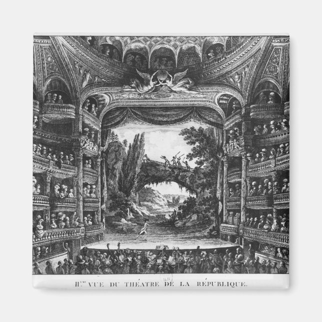 Andra synen på teatern de la Republicque Magnet (Framsidan)