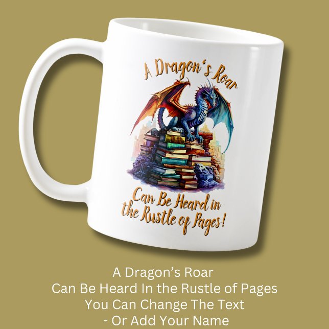 Ändra text - En Dragons rullstolsdiagram på sidan Kaffemugg (Skapare uppladdad)