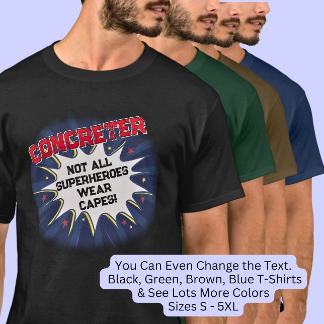 Ändra text, KORREKT, inte alla superhjältar T Shirt (Skapare uppladdad)