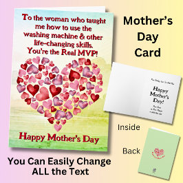 Ändra text, som lärde mig hur använda tvättar mask kort