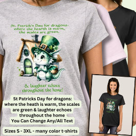 Ändra text, St patricks day för drakoner T Shirt