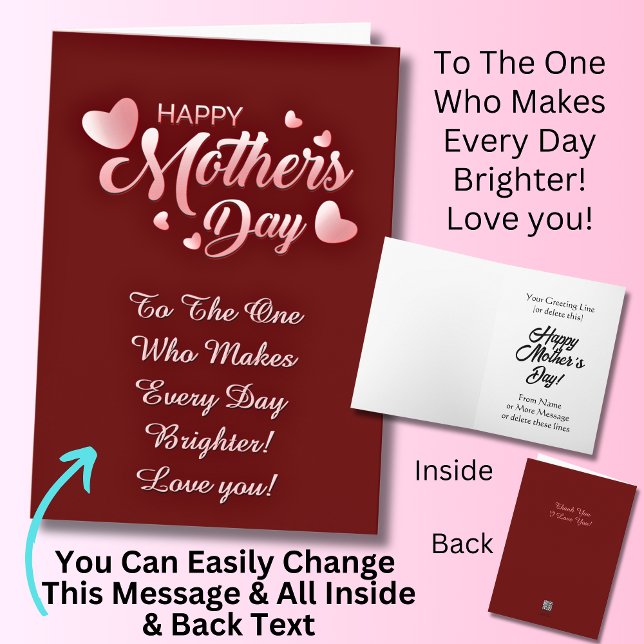 Ändra text till en som gör varje dag ljusare kort (Skapare uppladdad)