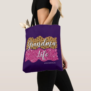 Ändra text till Namn #GrandmaLife Grandma Life Tygkasse