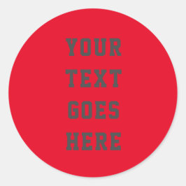 ändra texten här personlig text runt klistermärke