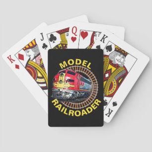 Ändra textmodell för rälsroader Red Gult Diesel Th Casinokort