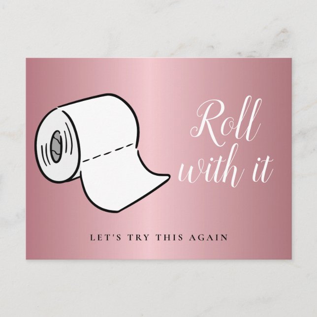 Ändra uppskjutet datum för annullering av Ro Guld Vykort (Framsida)