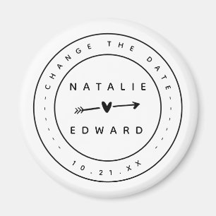 Ändra uppskjutning av annullering av planen bröllo magnet