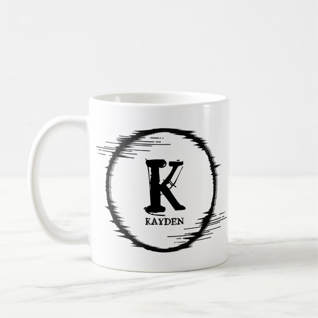 Ändra ursprungligt tillsatt Namn förvrängd cirkel  Kaffemugg (Vänster)