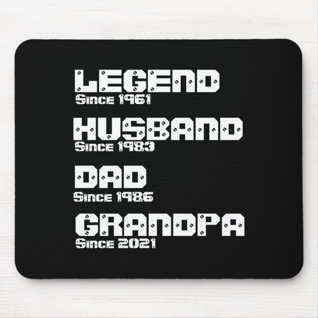 Ändra valfri detalj Legend Make Pappa Farfar  Musmatta (Framsidan)