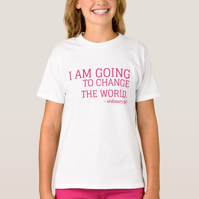 Ändra världen t-shirt (Framsida)
