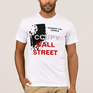 ÄNDRA VÄRLDENS OCCUPY WALL STREET TEE