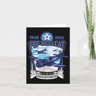 Andra världskriget F6f Hellcat jaktflygplan Kort