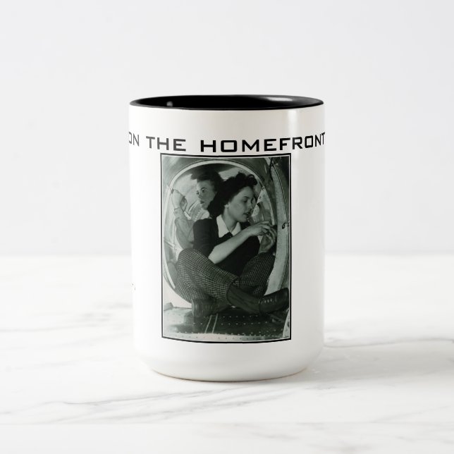 Andra världskriget - Hemmafronten Kaffe Mugg (Center)
