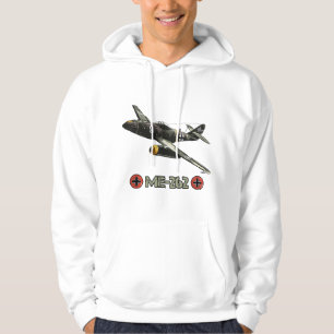 Andra världskriget tyskt flygplan ME 262 jaktplan  Hoodie