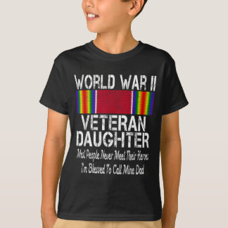 Andra Världskriget Veteran Dotter - Militär Vet T Shirt