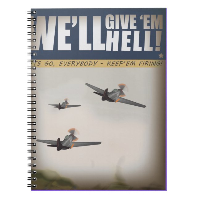 Andra världskrigets flygplan anteckningsbok (Framsidan)