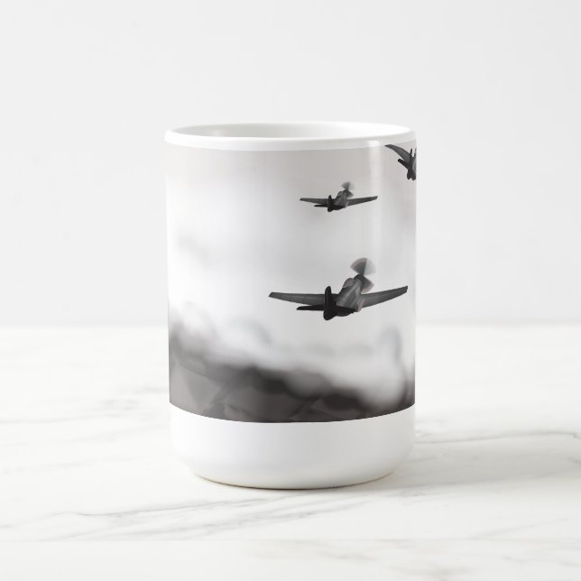 Andra världskrigets flygplan kaffemugg (Center)
